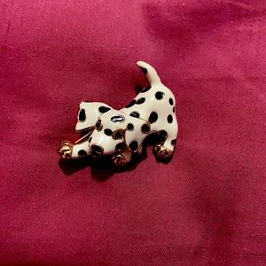 Vintage Dalmatian Brooch/pin